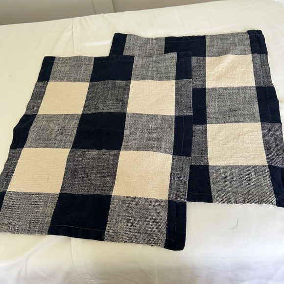 Pottery Barn Bedding Pottery Barn Navy Bryce Buffalo Check King